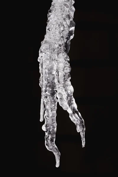 Grote icicle in December6 — Stockfoto