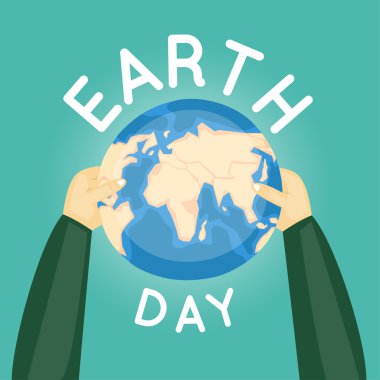 dünya gün illüstrasyon