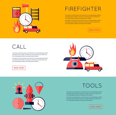 Firefighter, fire, call fire brigade clipart