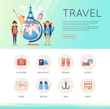 tasarım şablonu World Travel