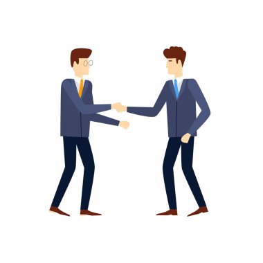 Erkekler el sıkışıyor 