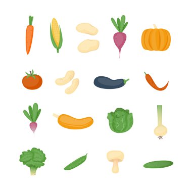 Sağlıklı yeme sebze seti