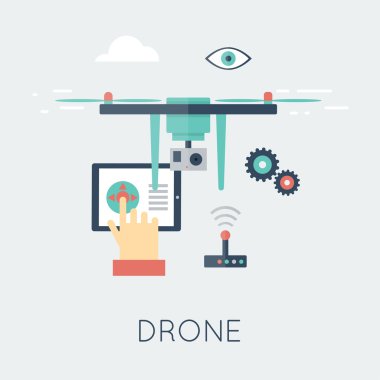 Kameralı drone. Yeni teknolojiler