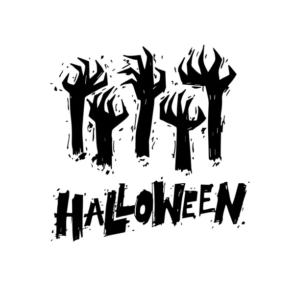 Joyeux Halloween affiche — Image vectorielle