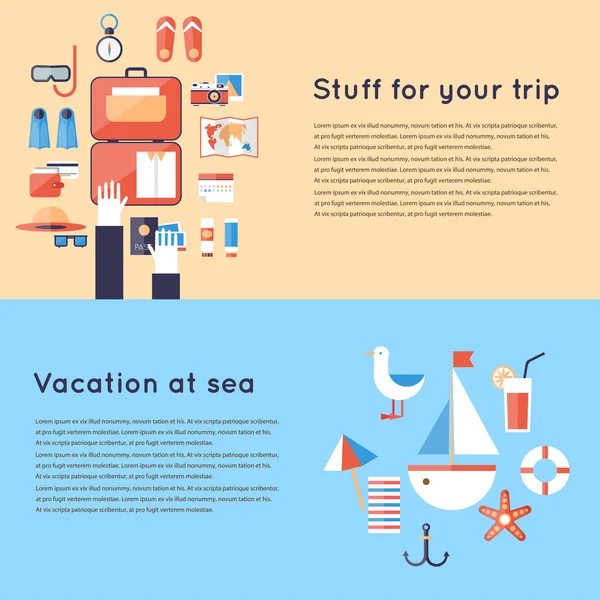 Tatil seyahat planlama.