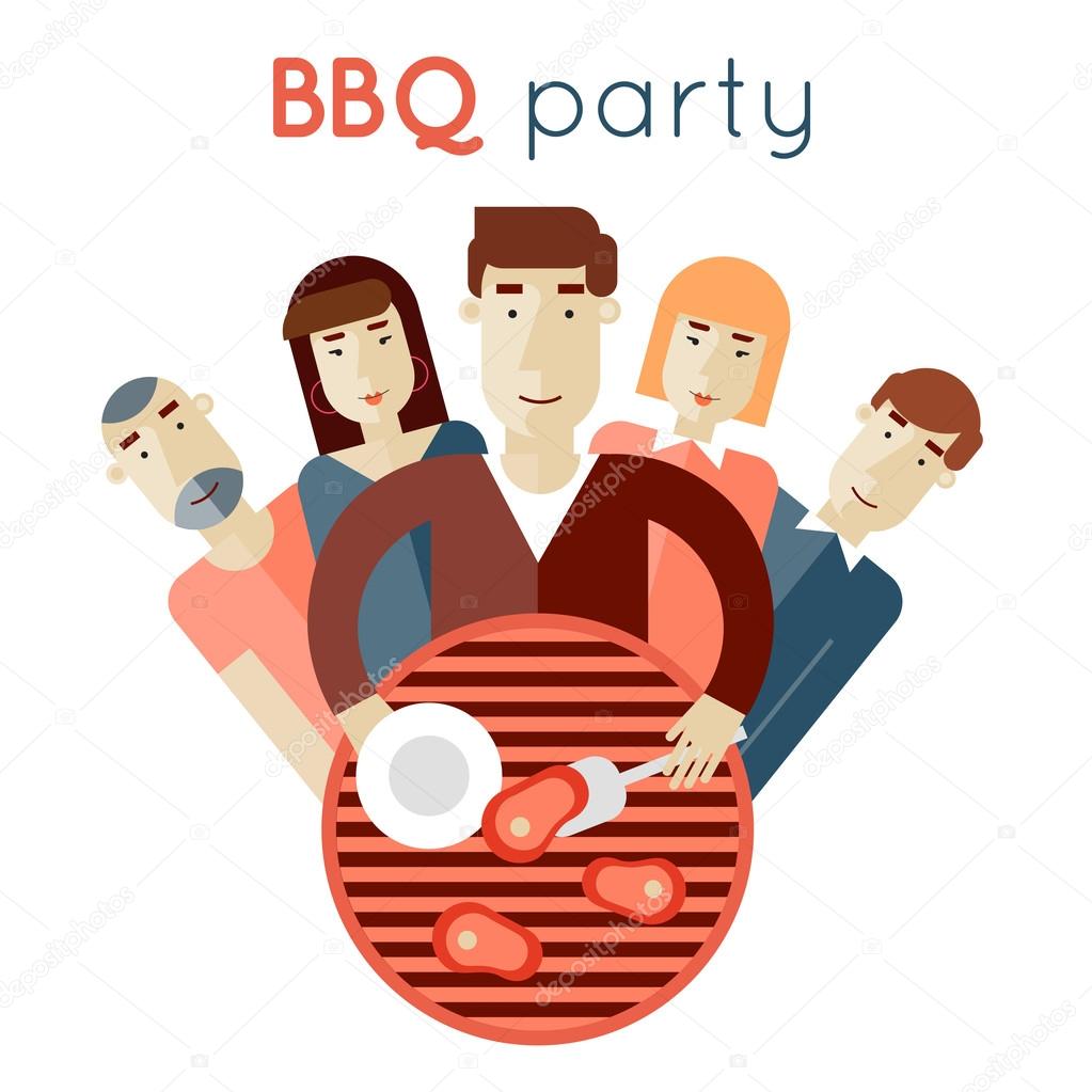 Summer picnic grill party