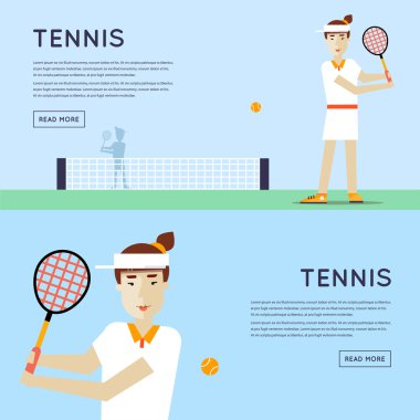 Tenis oynayan kadın