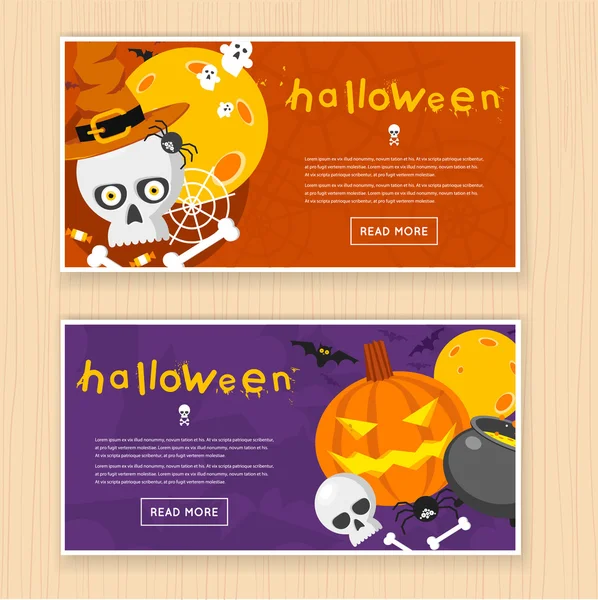 Happy halloween poster — Stock Vector