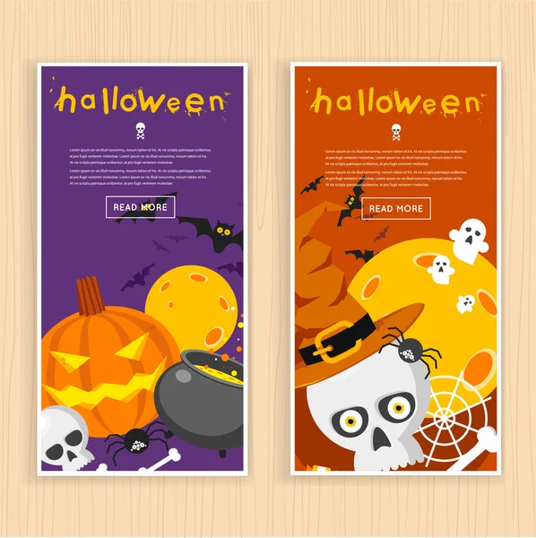 Glückliches Halloween-Plakat — Stockvektor