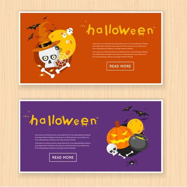 Happy halloween poster — Stock Vector