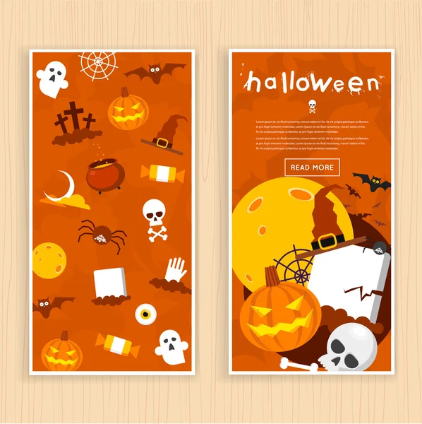 Gelukkige Halloween poster — Stockvector