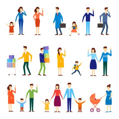 çocuklu yetişkin aileler