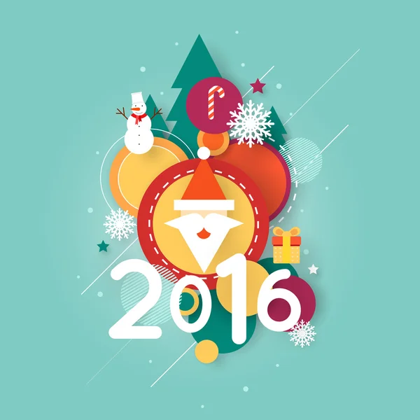 Καλά Χριστούγεννα και Ευτυχισμένο το Νέο Έτος — Διανυσματικό Αρχείο
