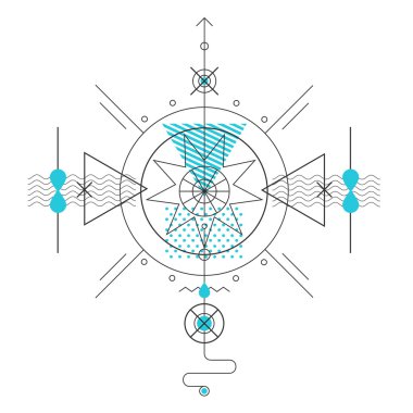 Soyut Geometrik Arkaplan