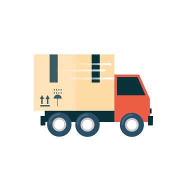 Kamyon parsel teslim taşır