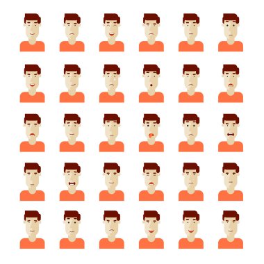 Farklı erkek duyguları .