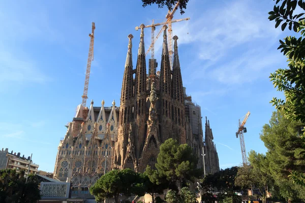 Igreja Basílica Sagrada Família em Barcelona, Espanha — Fotografia de Stock