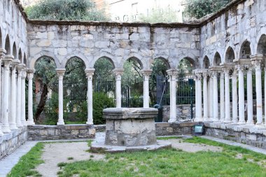 St Andrews Cloister Cenova, Liguria, İtalya