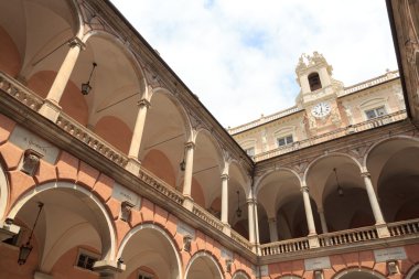 Sigarasız, iç avlu Sarayı Palazzo Doria Tursi, Cenova