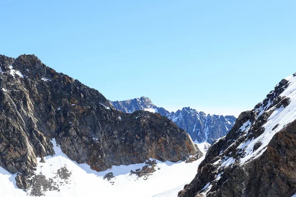 오스트리아 알프스의 눈덮인 파노라마와 — 스톡 사진