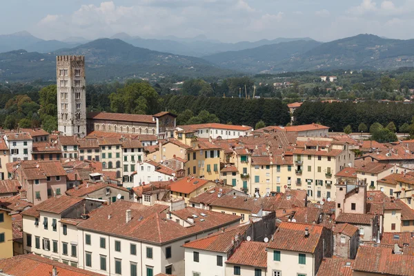 Townscape της Lucca, με αμφιθέατρο — Φωτογραφία Αρχείου