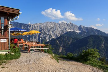 Vorderkaiserfelden kulübe görünümünden