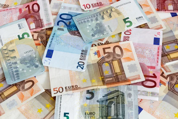 Billetes en euros — Foto de Stock