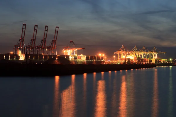 Container terminal Tollerort — Stock Photo, Image