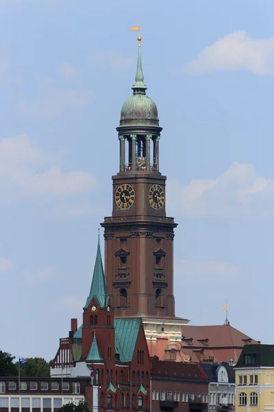 在汉堡的圣米迦勒教堂 — 图库照片