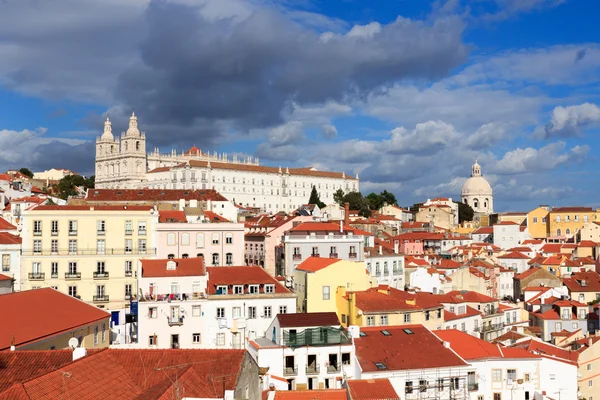 Veduta sul Monastero di San Vicente de Fora da Miradouro Santa Luzia — Foto Stock