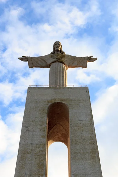 Estátua de Cristo Rei em Lisboa — Fotografia de Stock