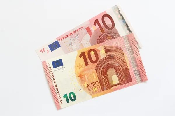 Billete de diez euros viejo y nuevo —  Fotos de Stock