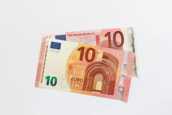 Old and new ten euro banknote — Stock Photo, Image