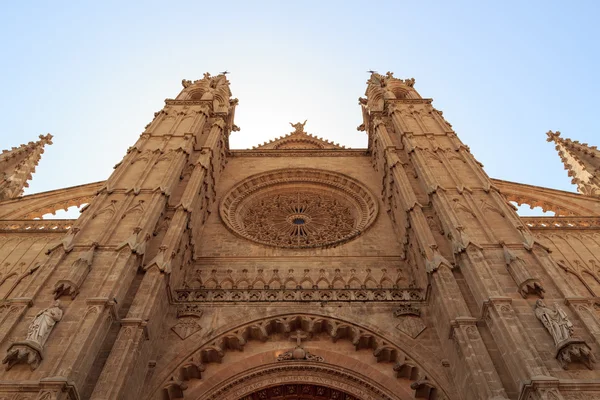 Portada de la Catedral de Palma en Mallorca, España —  Fotos de Stock