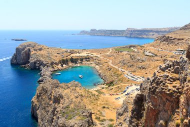 St Pauls Bay Lindos Rodos, Yunanistan