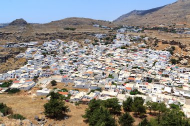 Beyaz Şehir Lindos Rodos, Yunanistan