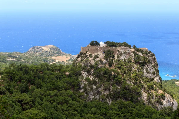 Yunanistan 'ın Rodos kentindeki Monolithos Kalesi — Stok fotoğraf