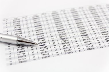Tükenmez kalem ve Tan liste çevrimiçi bankacılık