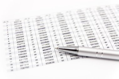 Tükenmez kalem ve Tan liste çevrimiçi bankacılık