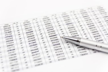 Tükenmez kalem ve Tan liste çevrimiçi bankacılık