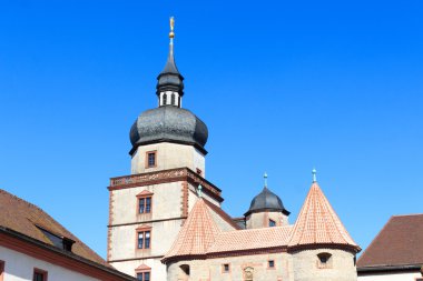 Scherenbergtor Marienberg kale Würzburg, Almanya