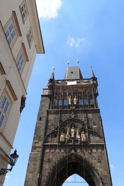Charles most starym most tower, Praga — Zdjęcie stockowe