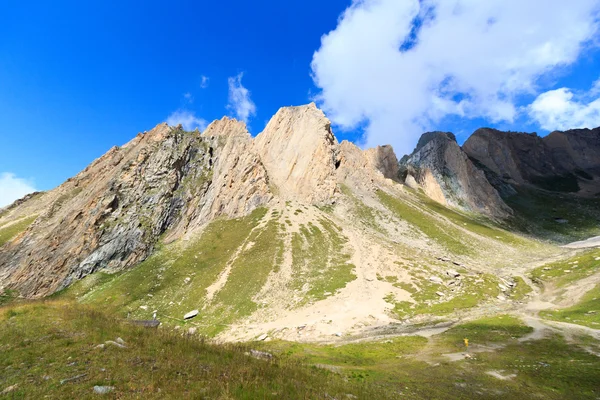 Panorama de la chaîne de montagnes avec Rote Saule dans les Alpes Hohe Tauern, Autriche — Photo