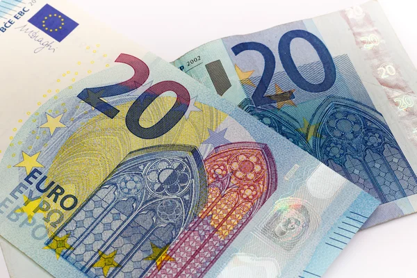 Billete de 20 euros frente a la serie europe —  Fotos de Stock