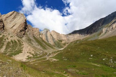 Dağ panorama Rote Saule Hohe Tauern Alps, Avusturya için ile