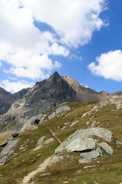 Hora Saulkopf v Vysoké Taury Alpy, Rakousko — Stock fotografie