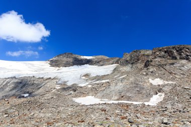 Buzul panorama Dağı Kristallwand Hohe Tauern Alps, Avusturya için