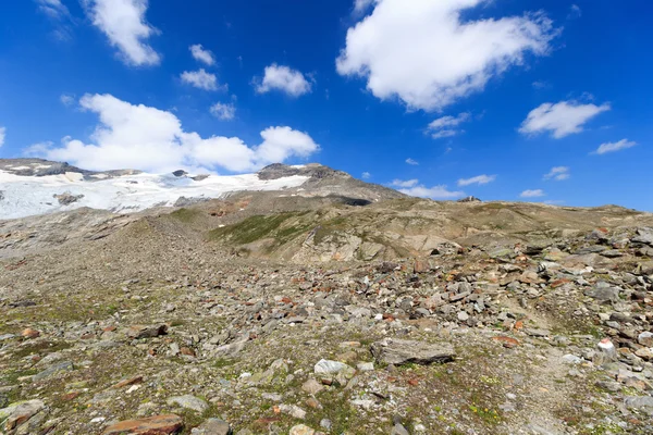 Gletsjer panorama met berg Kristallwand in het Hohe Tauern Alps, Oostenrijk — Stockfoto