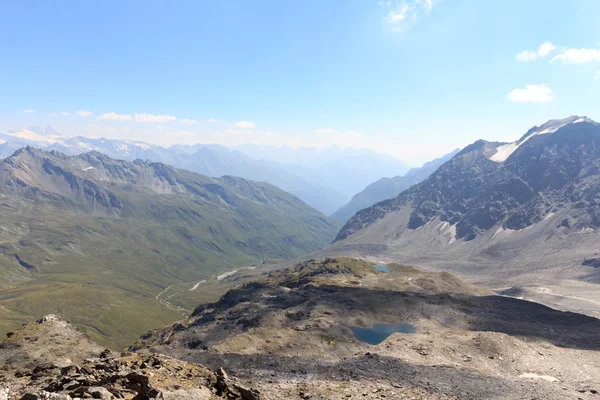 Vista panorámica de la montaña en Hohe Tauern Alps, Austria — Foto de Stock