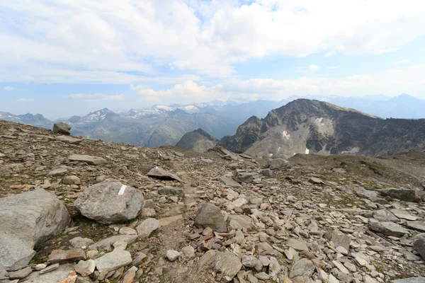 Mountain panorama in Hohe Tauern Alps, Austria — Stock Photo, Image